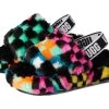 UGG Kids Fluff Yeah Slide Checks (Little Kid/Big Kid) -Shoe Discount Store 71LUcfStJRL. AC SR920736