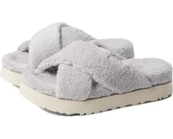 UGG Fuzz Sugar Terry Cross Slide