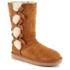 Koolaburra By Ugg Womens Victoria Tall Fur Boot - Rust -Shoe Discount Store US 01 122308 00